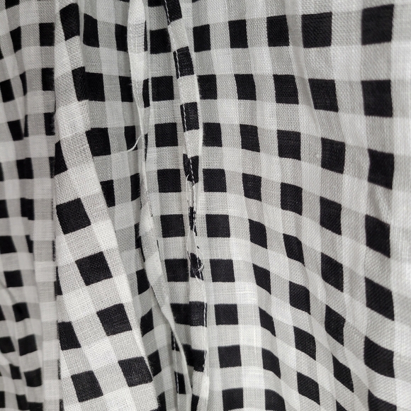 NWT Sleeper Marquise black and white gingham, sz xs - Picture 14 of 16
